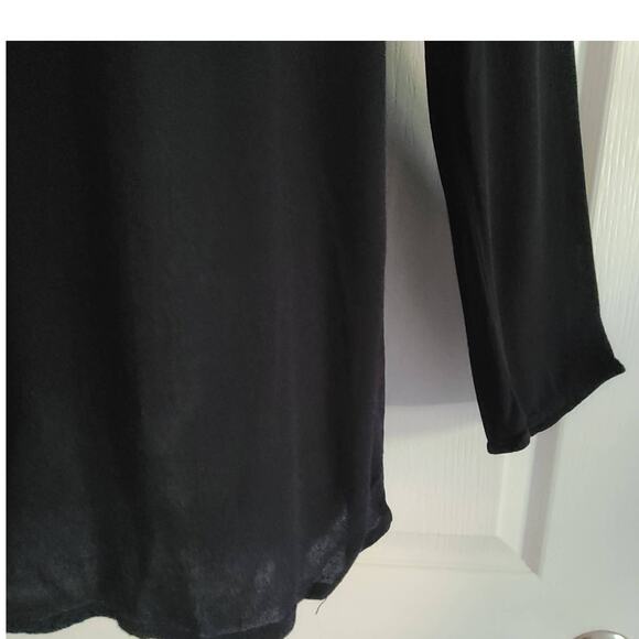 FREEBIRD‎ Open Back Tie Black Rayon Tunic Top BWJ-G5762 Women's Size XS/Small - Picture 5 of 10